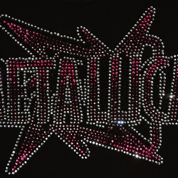 Metallica rhinestone bling black sleeveless tank sz XS S M L XL XXL 1X2… - Picture 5 of 12